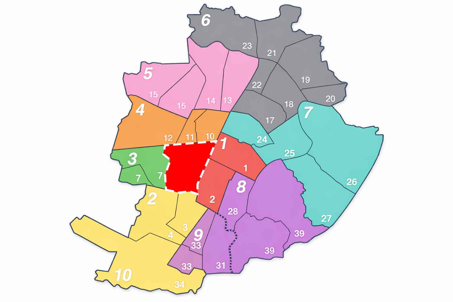 Турин районы города Borgo San Paolo / Cenisia