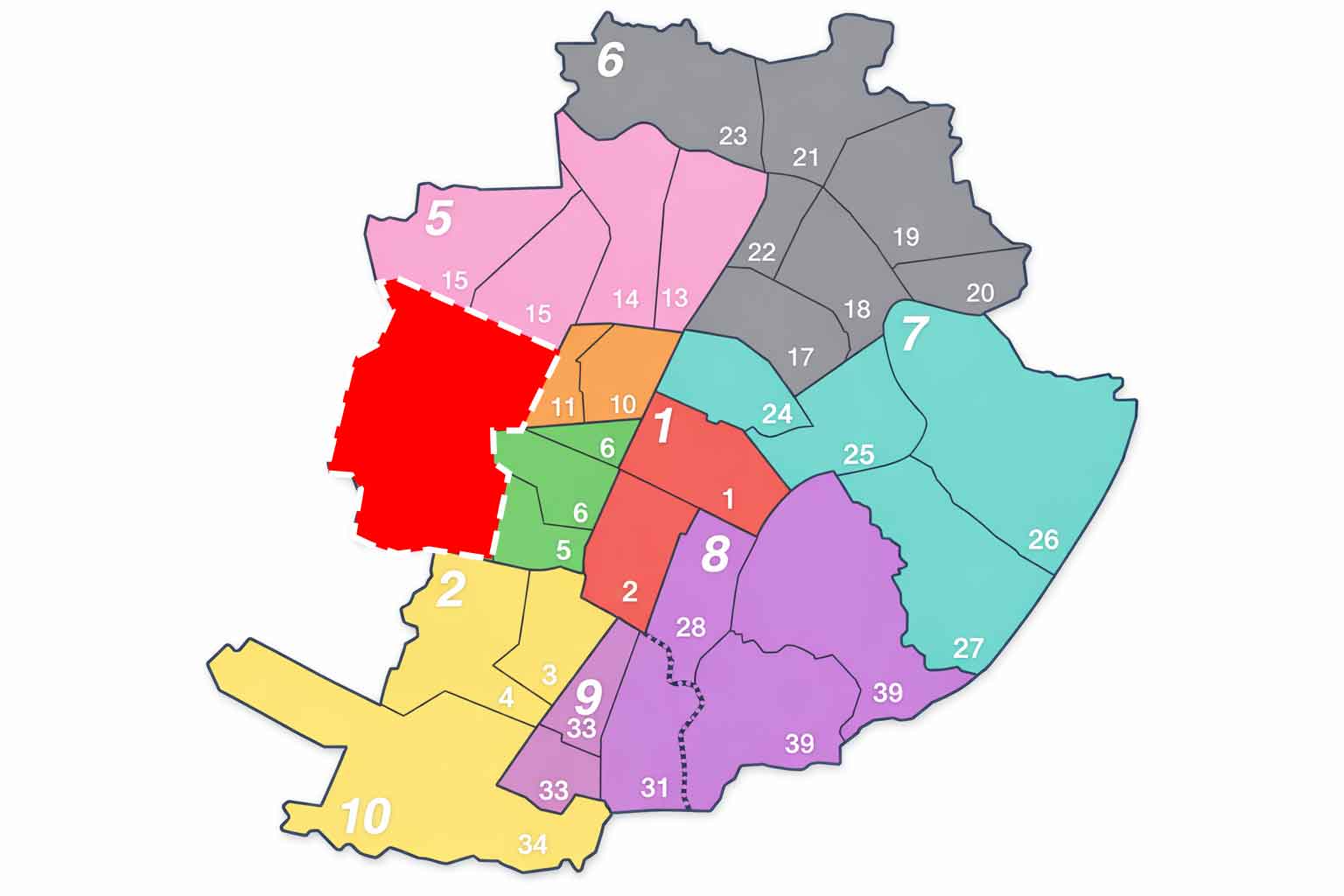 Турин районы города Pozzo Strada / Parella