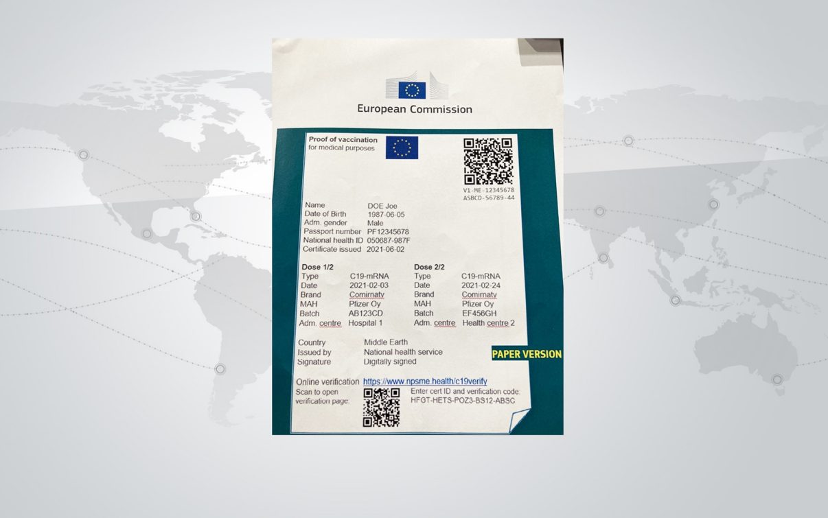 ЕС утвердил вакцинный паспорт для туристов: как он работает
