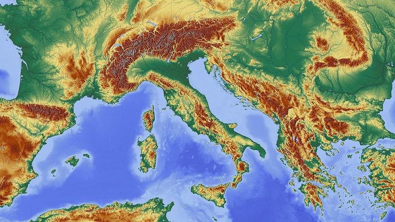 Карта италии