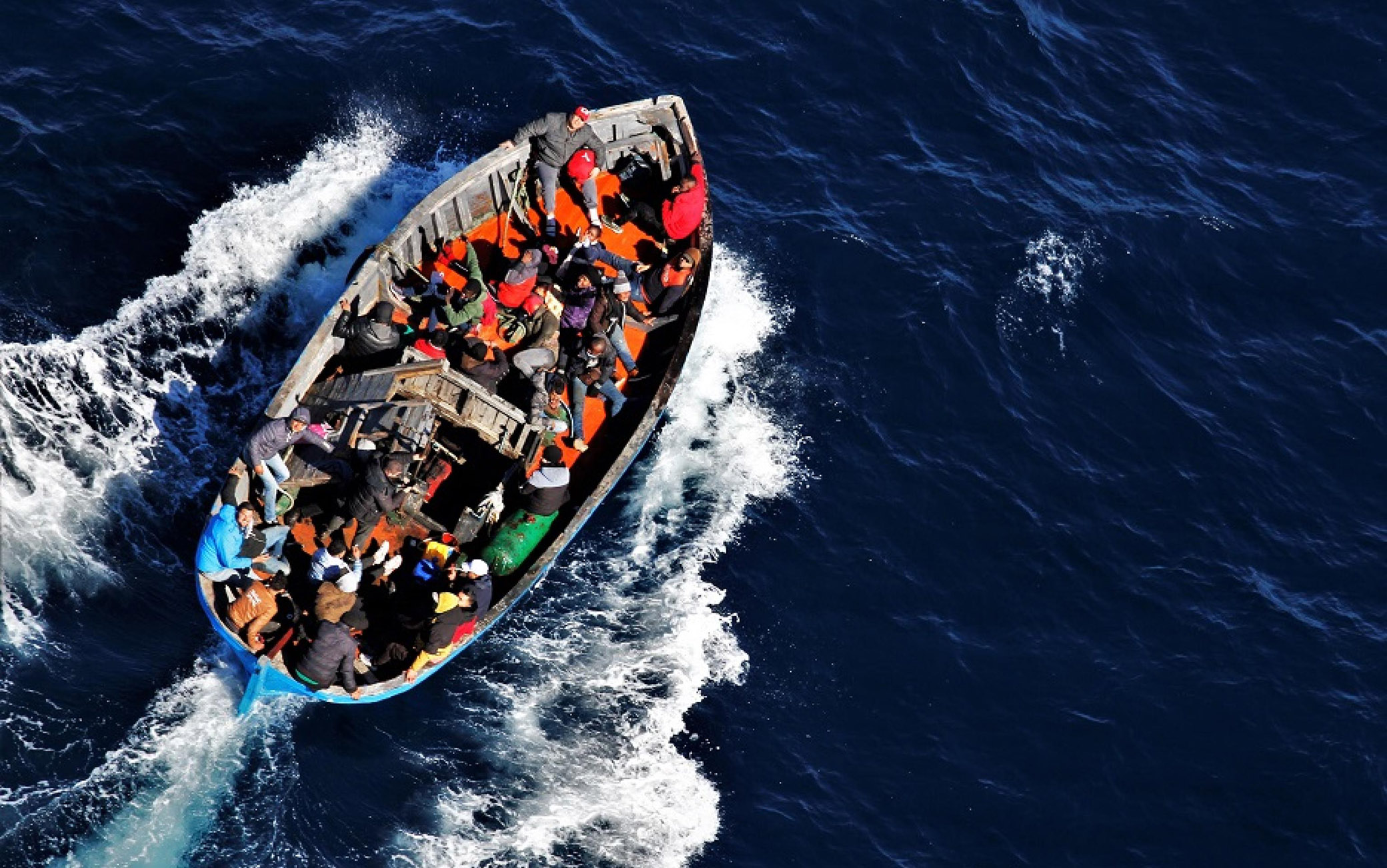 barcone_migranti_lampedusa_ansa